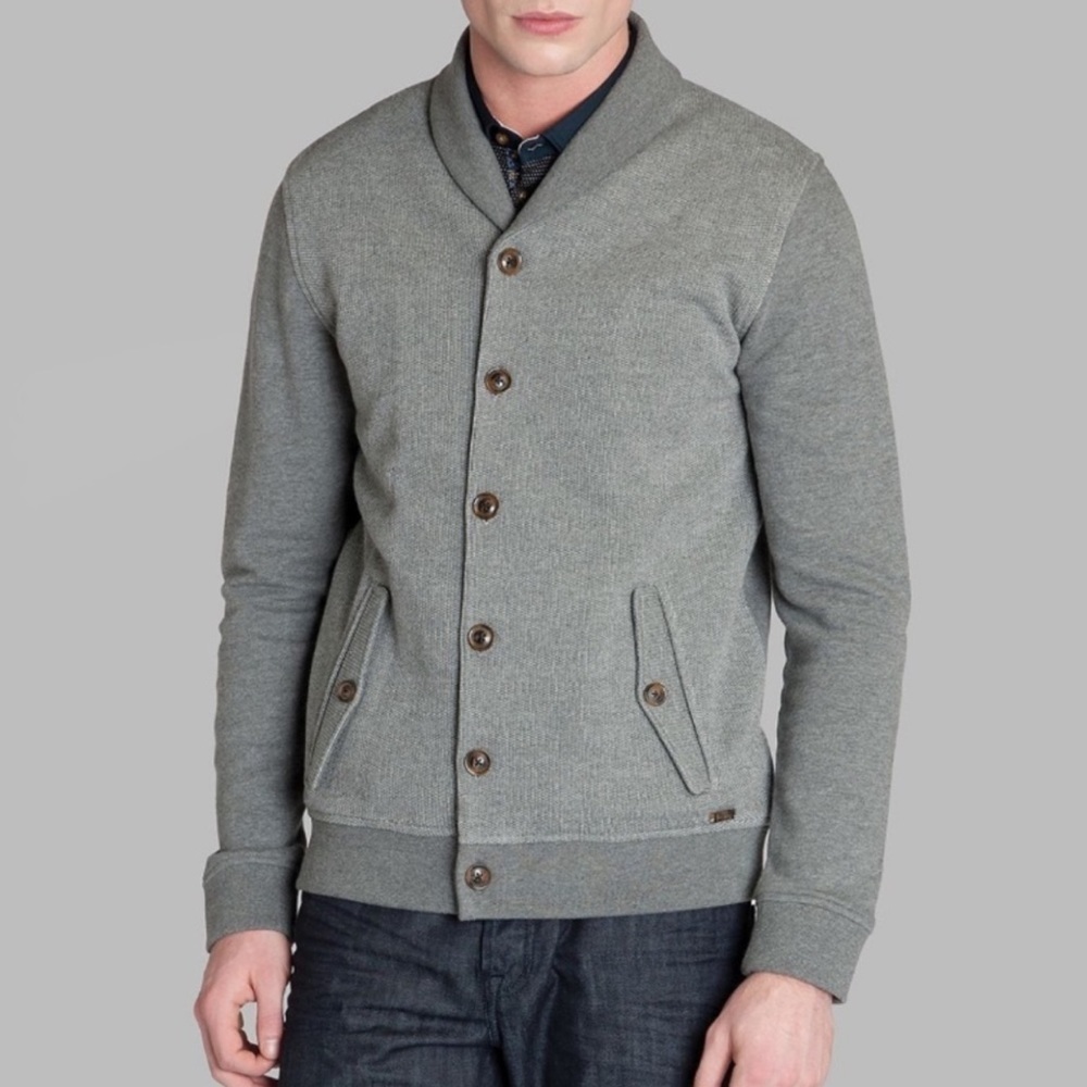 Ted Baker Berden Shawl Collar Knit Cardigan